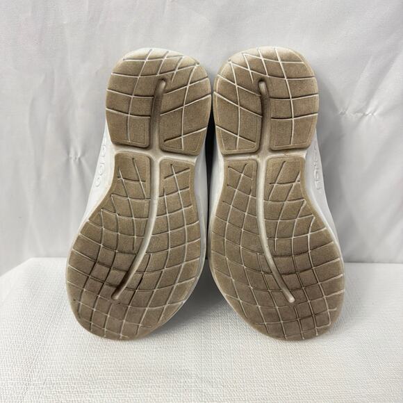 Oofos Shoes Men's Size 8 Oocoozie Sport Mule Slip On Gray White Recovery - Picture 8 of 8